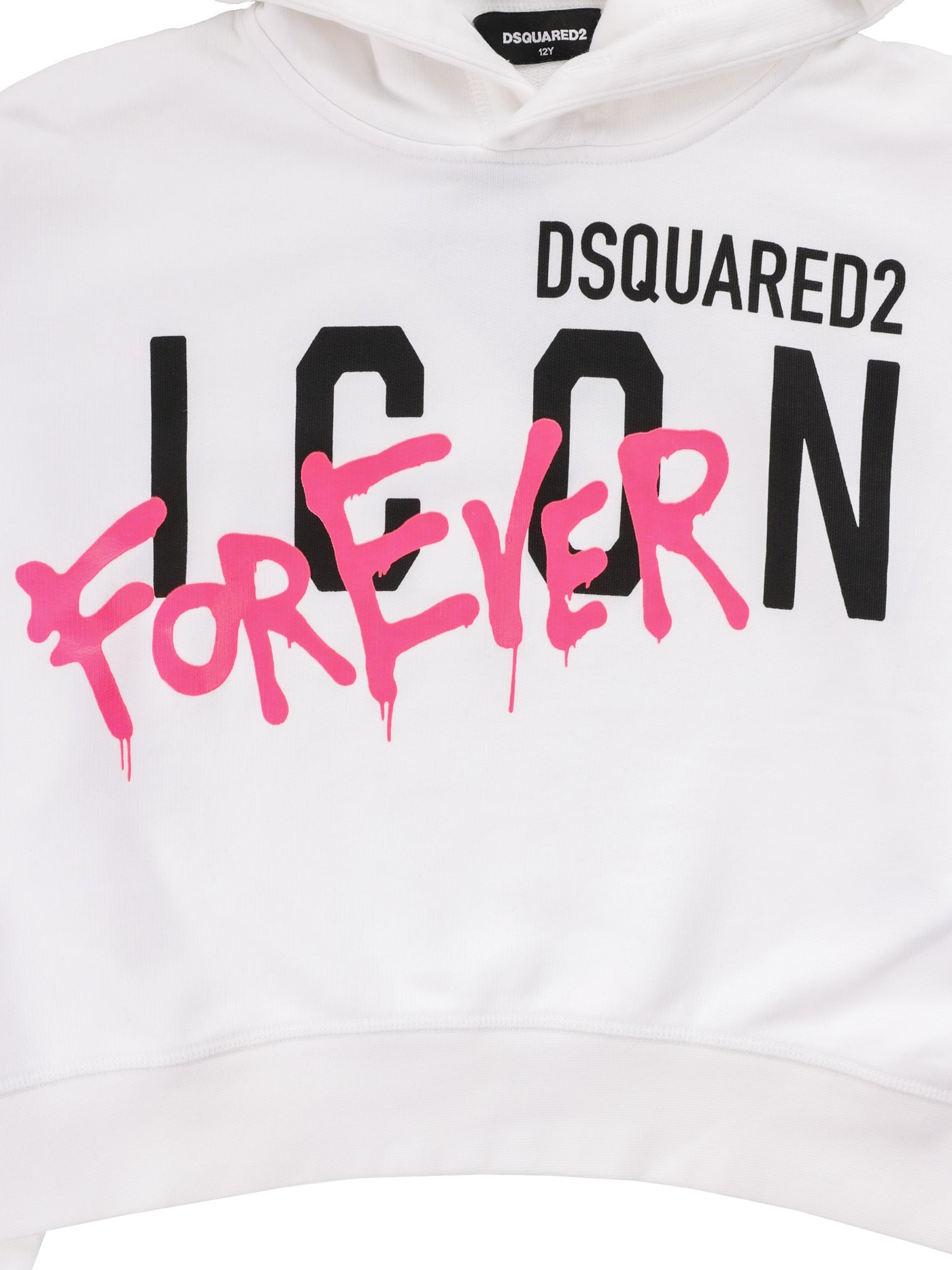 DSQUARED2 KIDS ICON SWEATSHIRT CROOPED