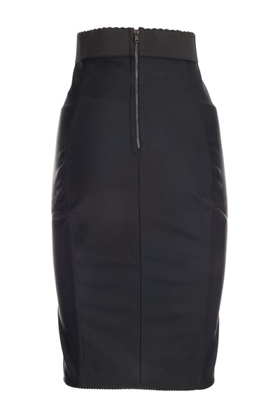 DOLCE & GABBANA MIDI SKIRT SATIN