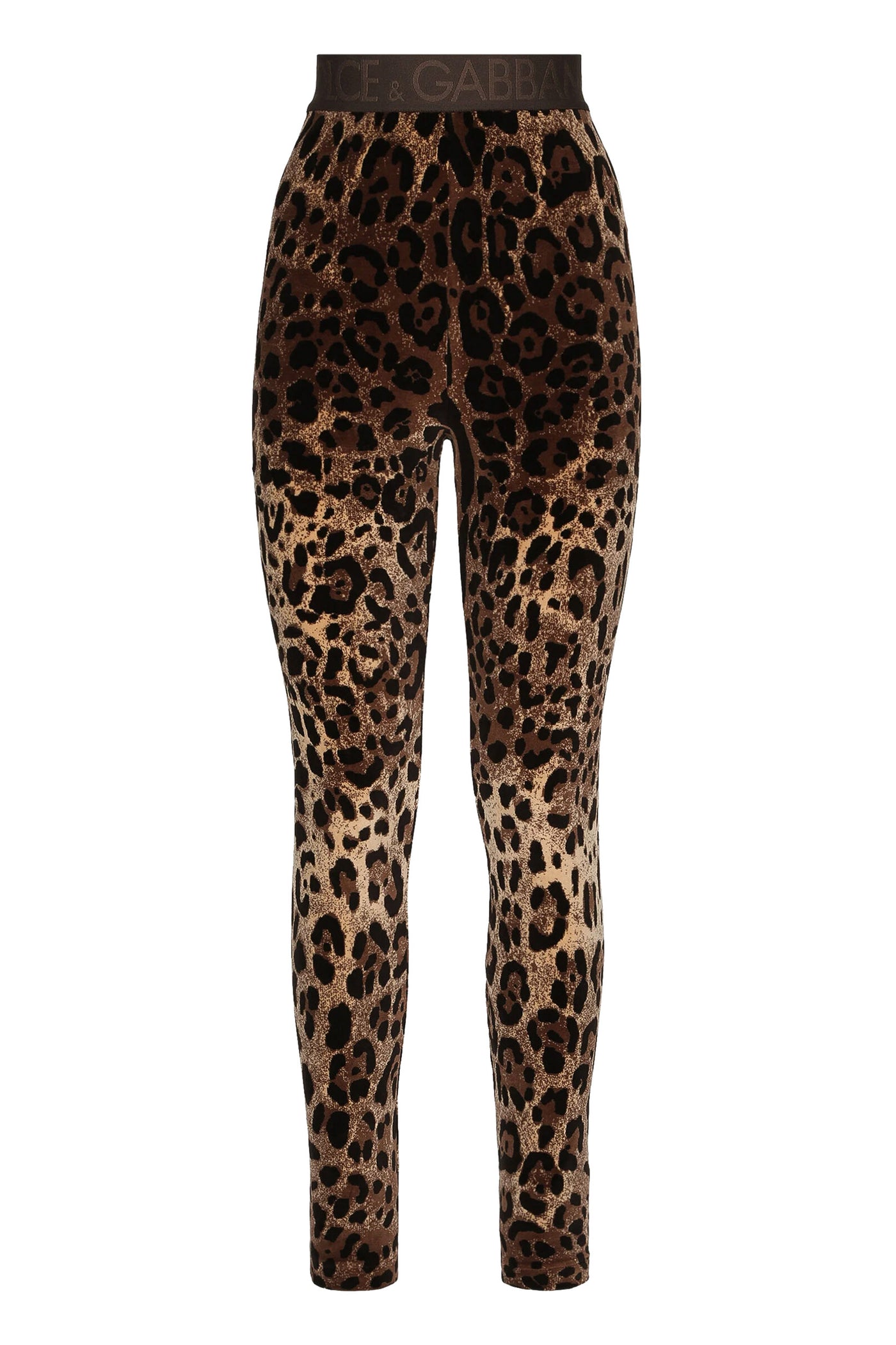 DOLCE&GABBANA PANTS LEOPARD PRINT