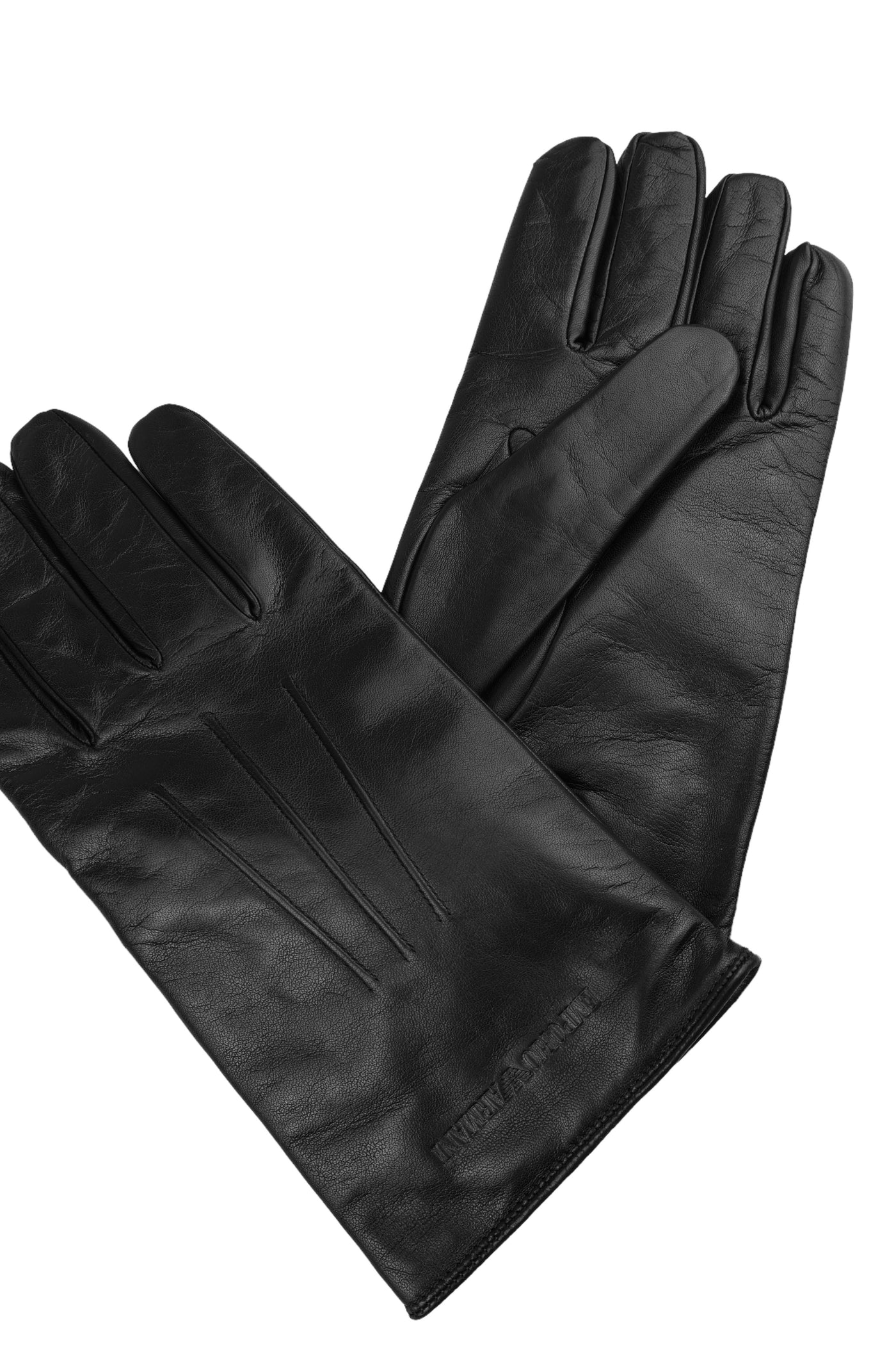 EMPORIO ARMANI LEATHER GLOVES