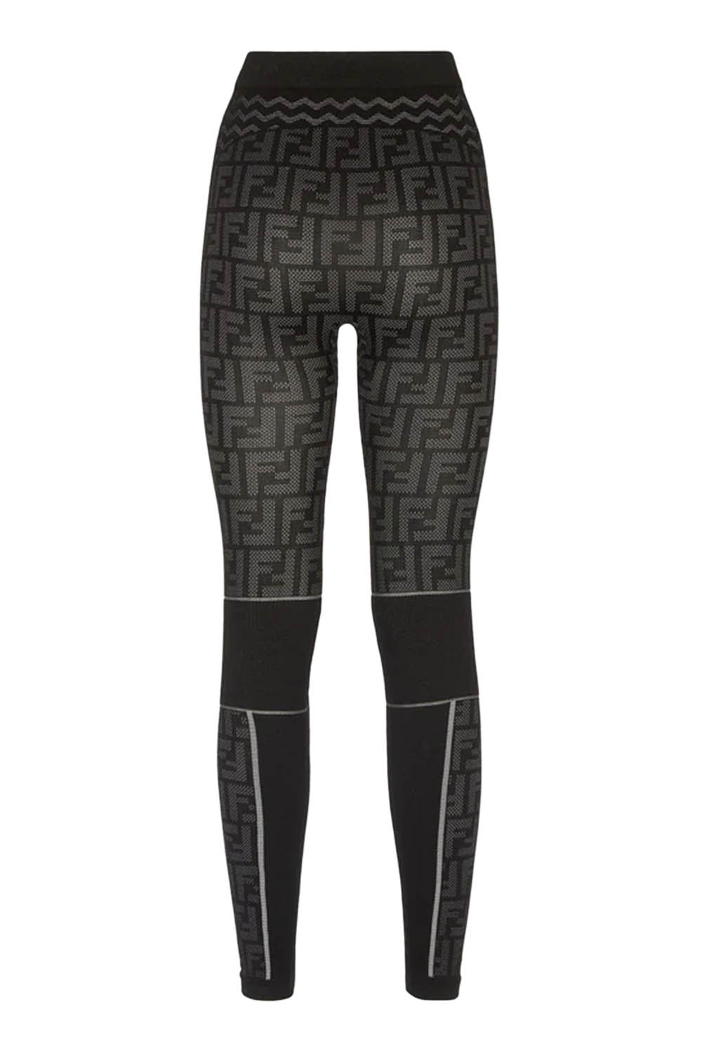 FENDI LEGGINGS WITH LOGO TECHNICAL