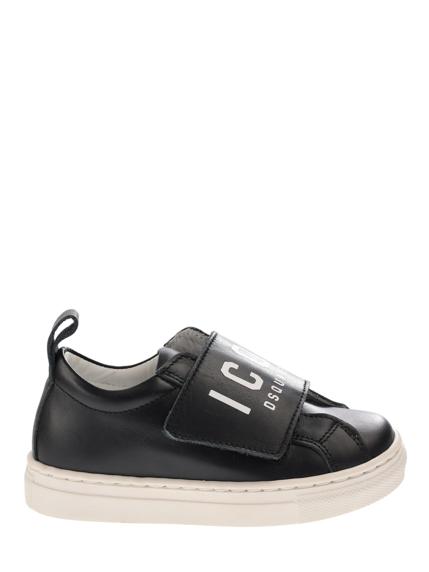 DSQUARED2 KIDS LEATHER SNEAKERS