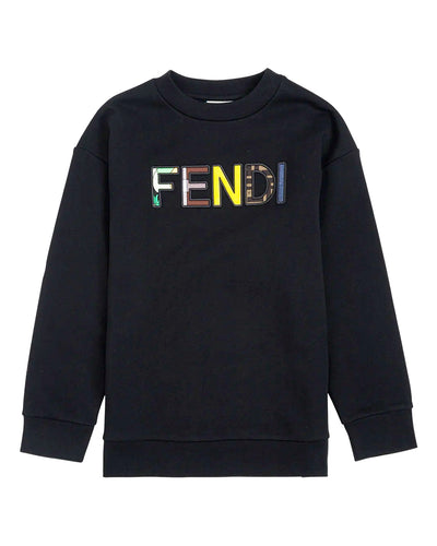 FENDI KIDS SWEATSHIRTS WITH LOGO