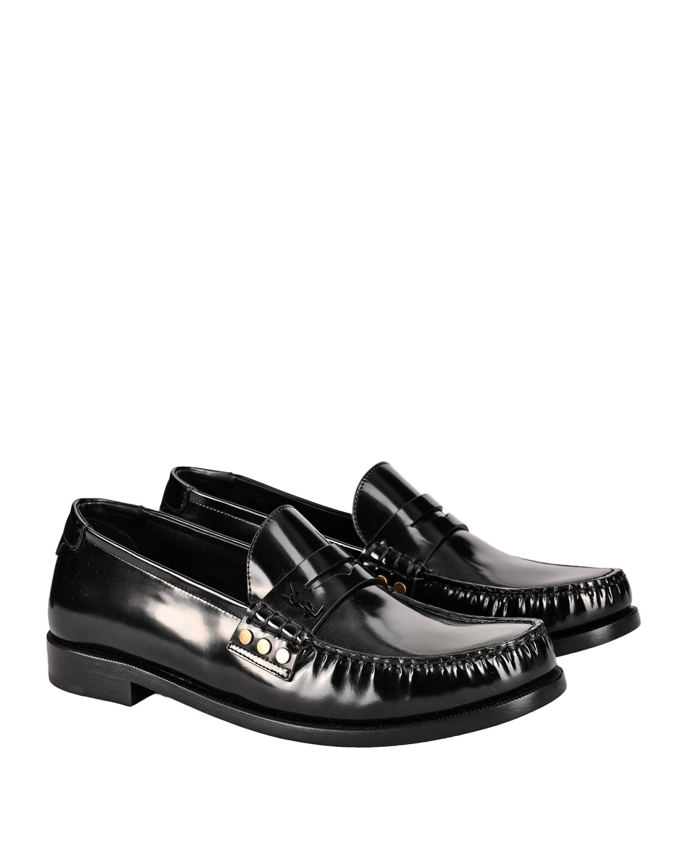 SAINT LAURENT LE LOAFER MOCASSINS IN PATENT LEATHER