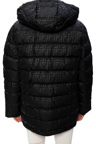 FENDI SKI DOWNJACKET WITH LOGO FF DOUBLE FACE