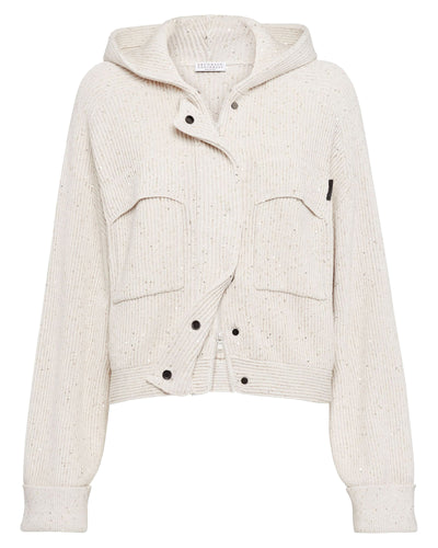 BRUNELLO CUCINELLI HOODED KNITWEAR