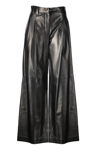 BRUNELLO CUCINELLI PANTS LEATHER