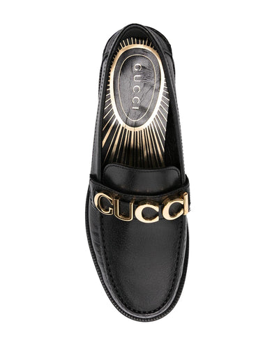 GUCCI LOAFERS WITH LOGO