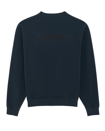 SAINT LAURENT SWEATSHIRT FLEECE WITH LOGO