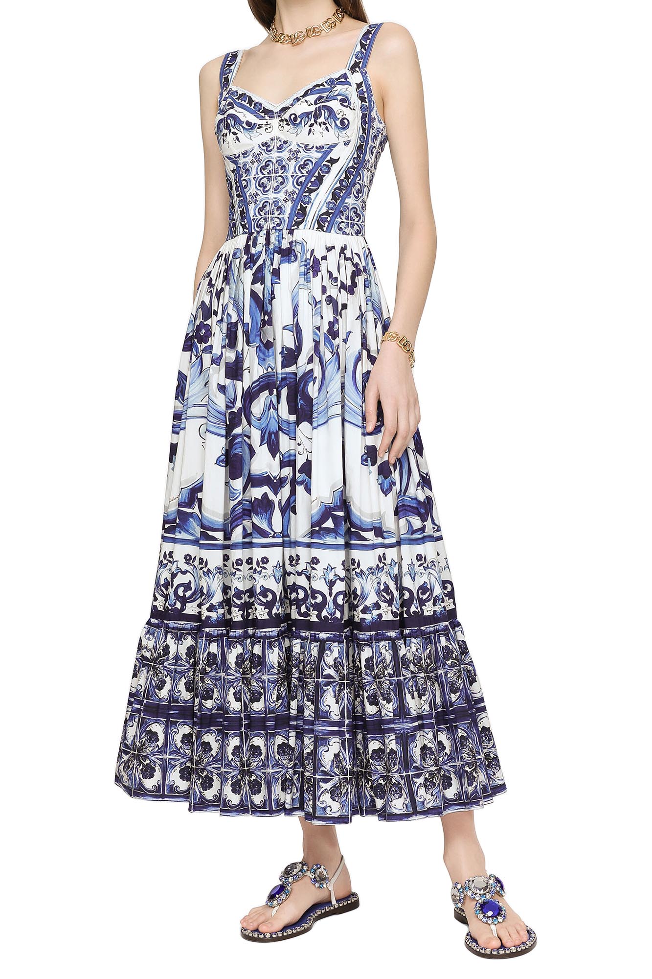 DOLCE&GABBANA MAIOLICA DRESS