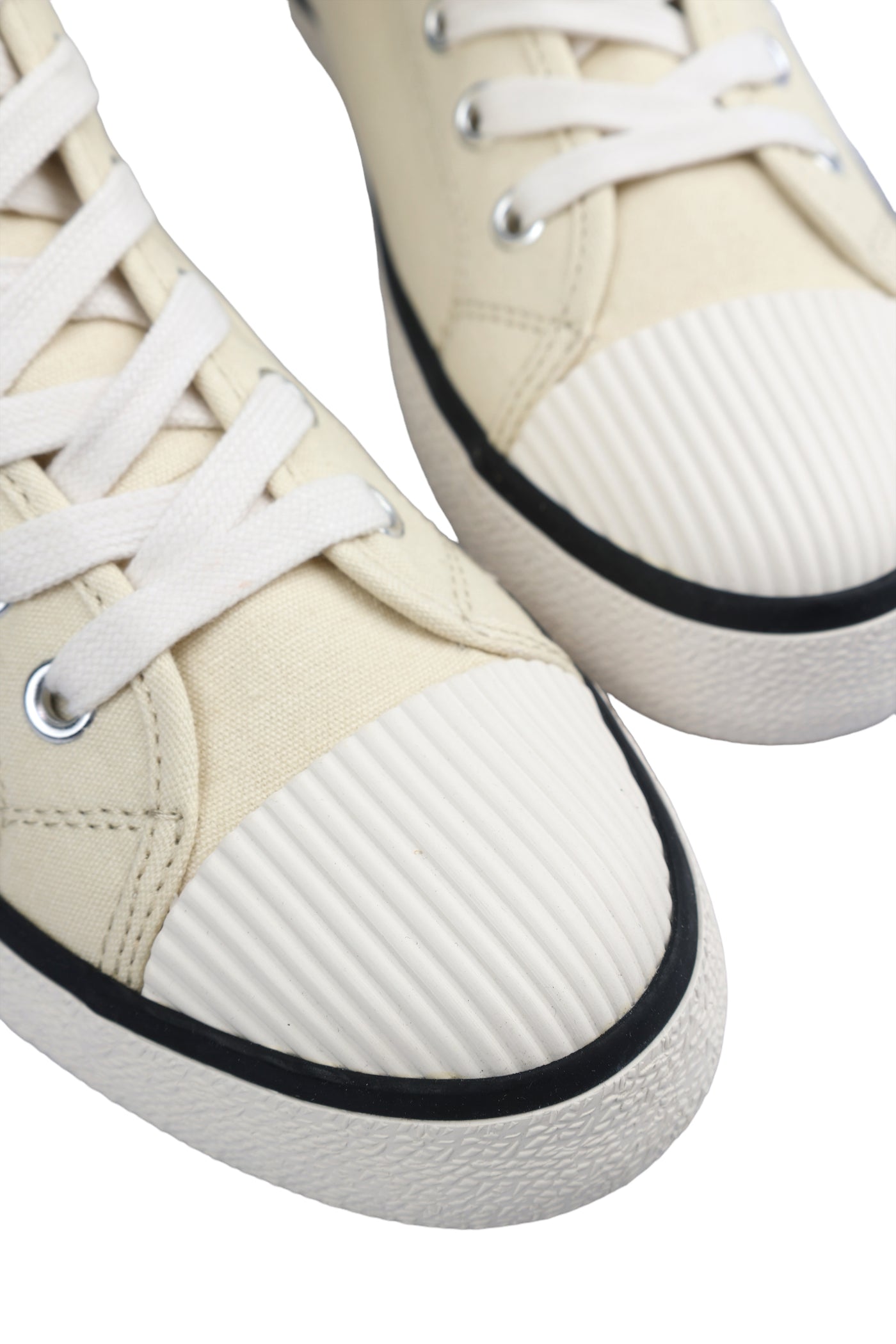 ISABEL MARANT LOGO CANVAS SNEAKERS