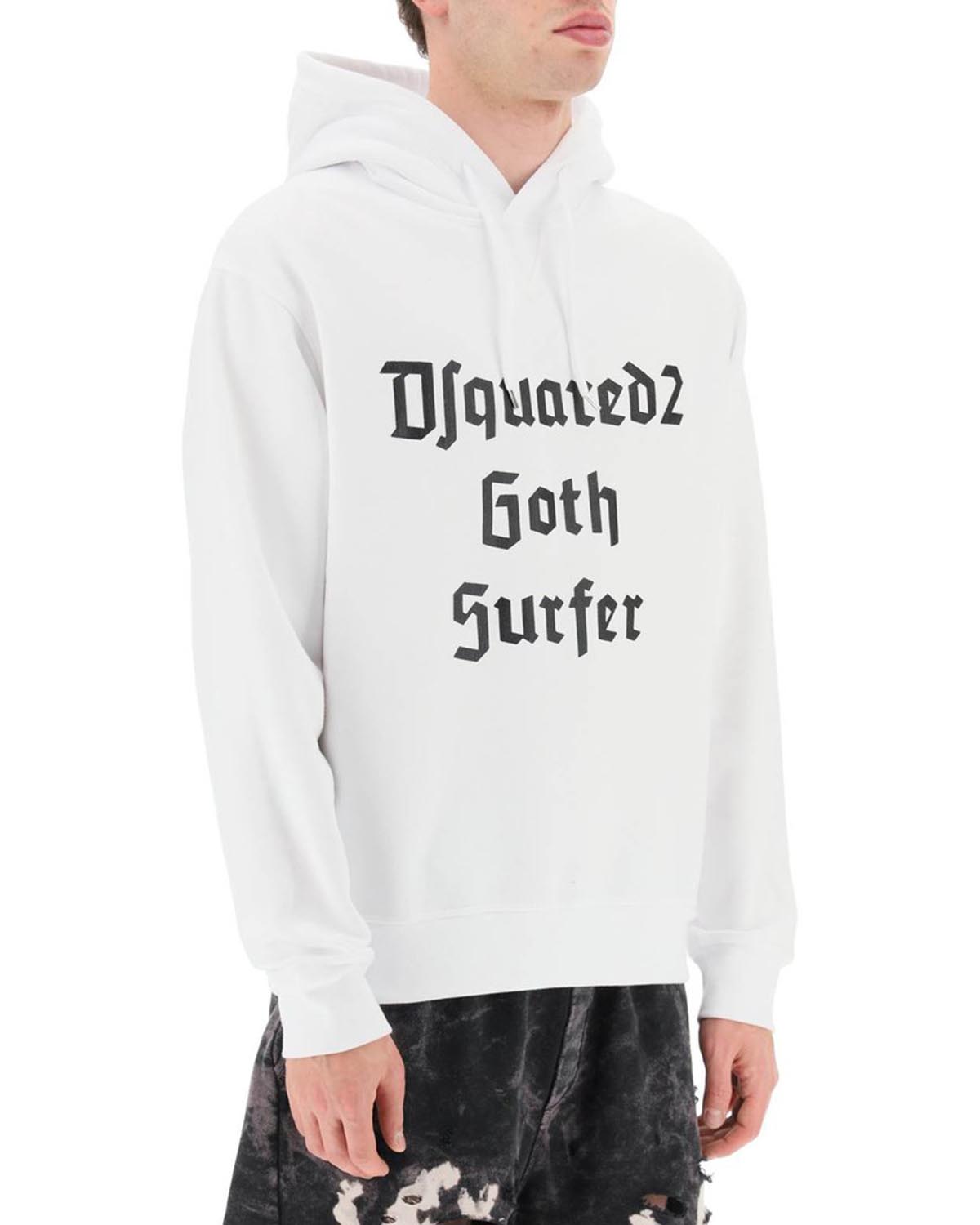 DSQUARED2 SLOGAN PRINT HOODIE