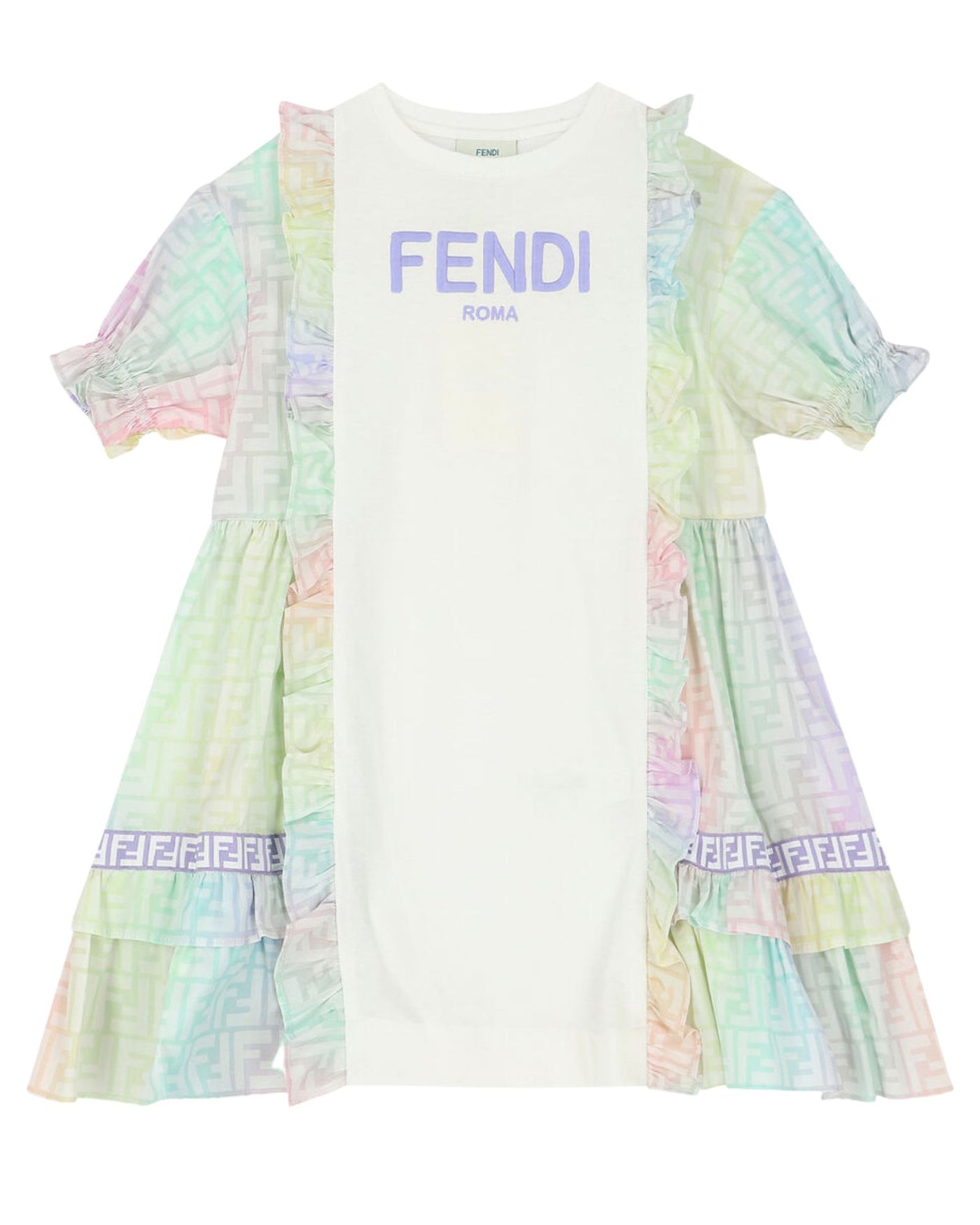 FENDI KIDS MIDI DRESS