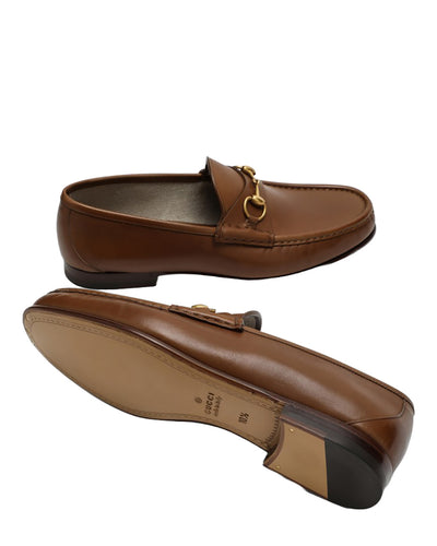 GUCCI BROWN MOCCASINS 1953 WITH HORSEBIT