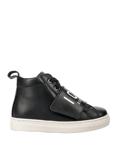 DSQUARED2 KIDS LEATHER SNEAKERS