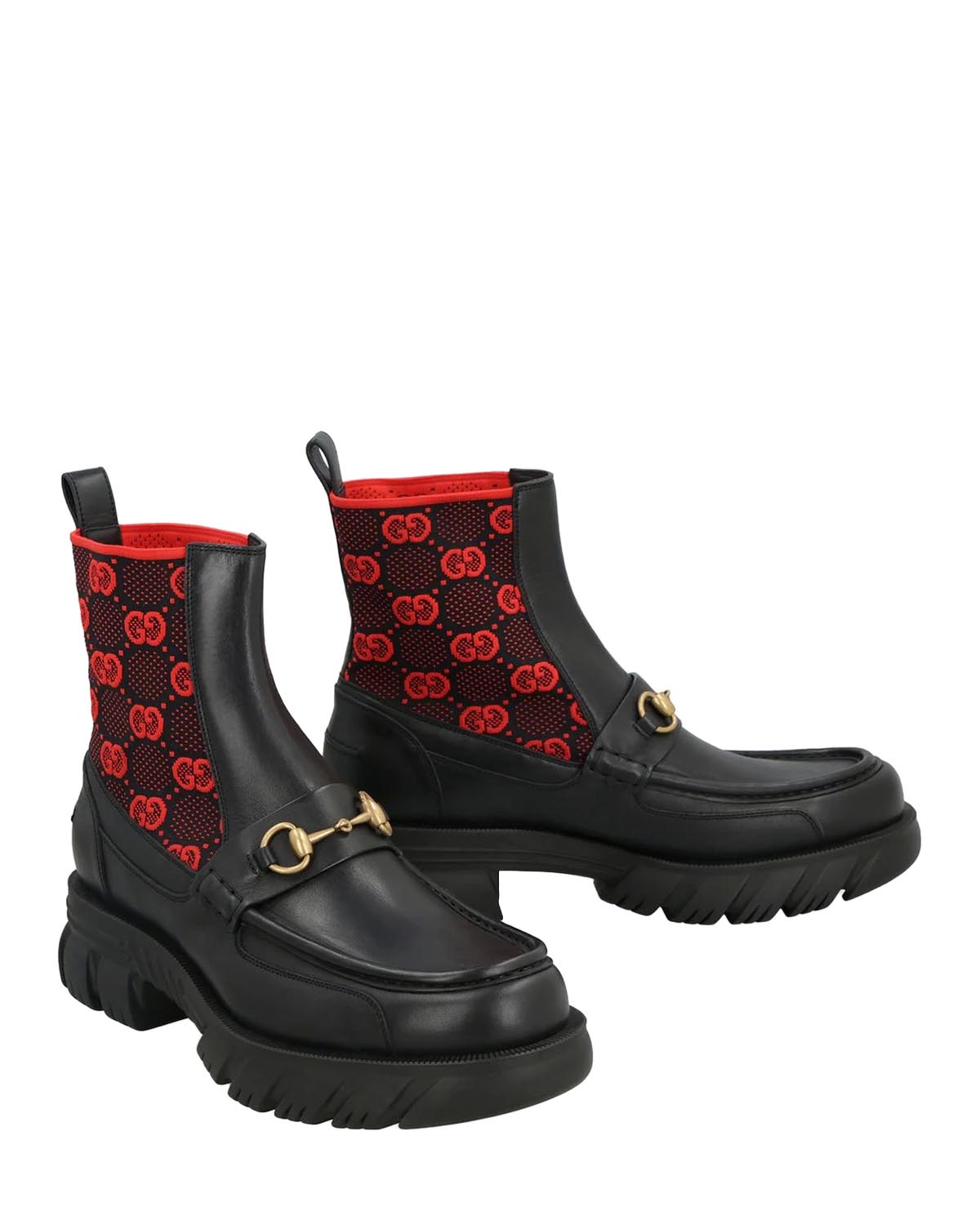 GUCCI ANKLE BOOTS WITH LOGO GG