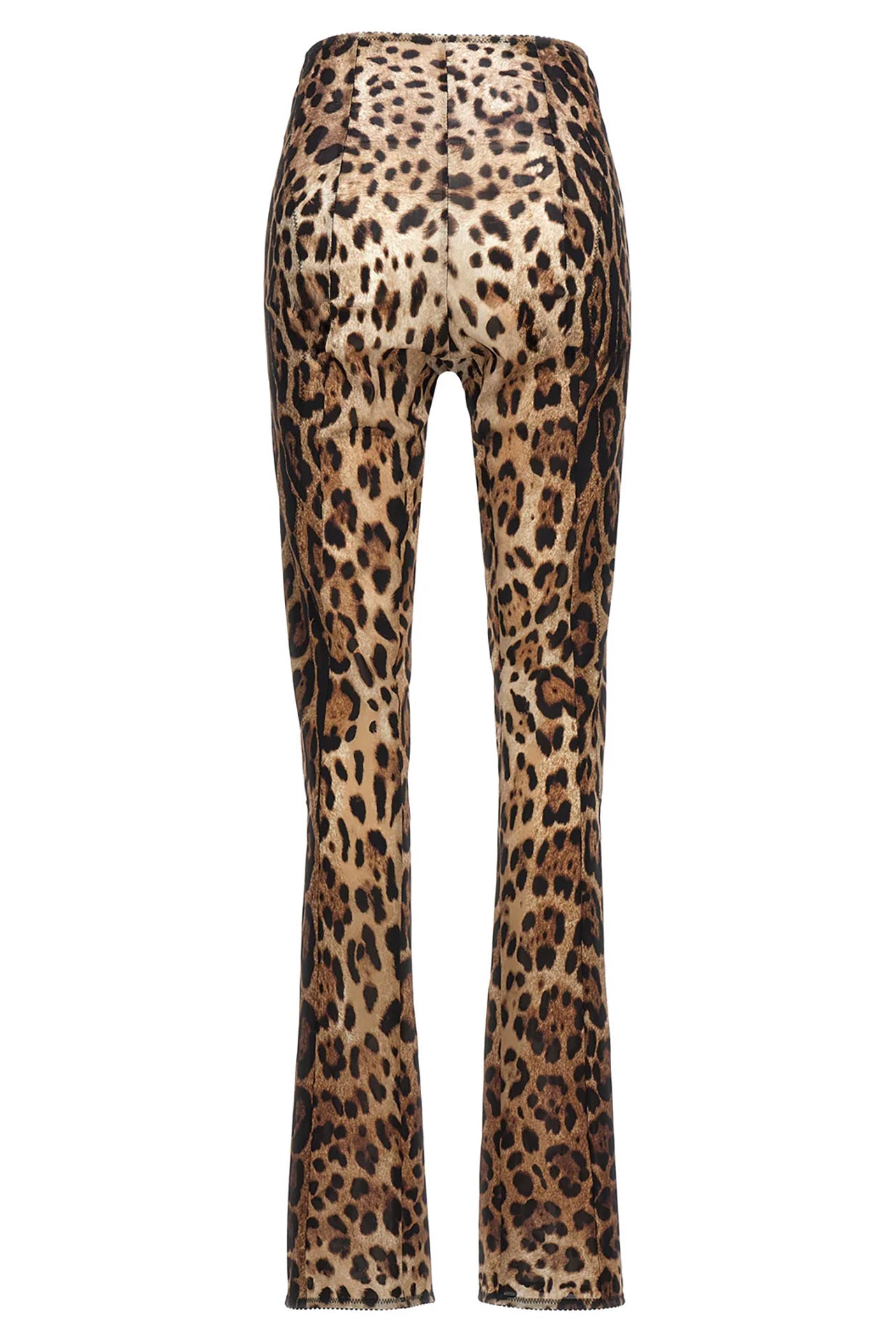 KIM DOLCE&GABBANA LEOPARD-PRINT PANTS