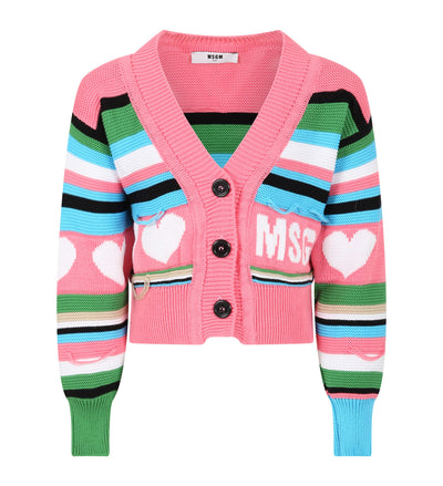 MSGM KIDS CARDIGAN