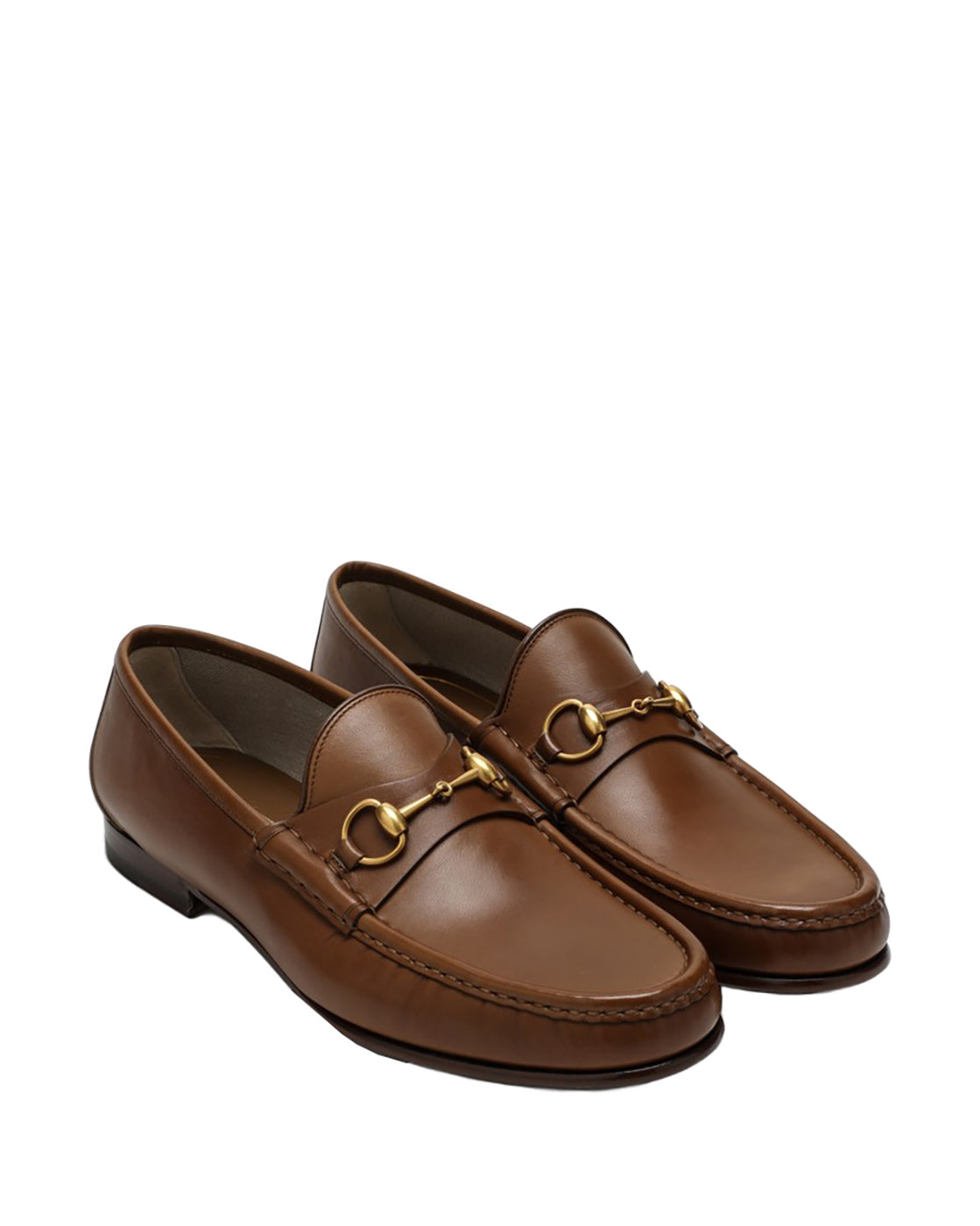 GUCCI BROWN MOCCASINS 1953 WITH HORSEBIT