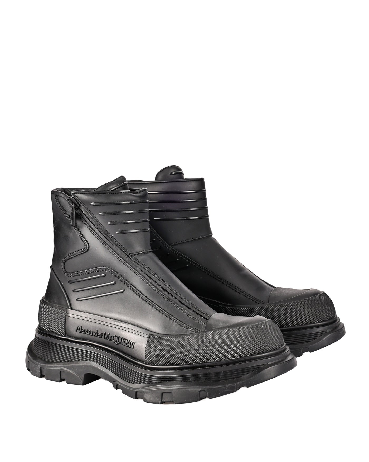 ALEXANDER MCQUEEN TREAD SLICK ANKLE BOOTS