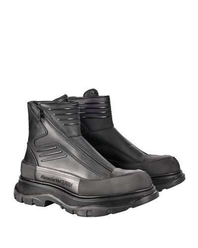 ALEXANDER MCQUEEN TREAD SLICK ANKLE BOOTS