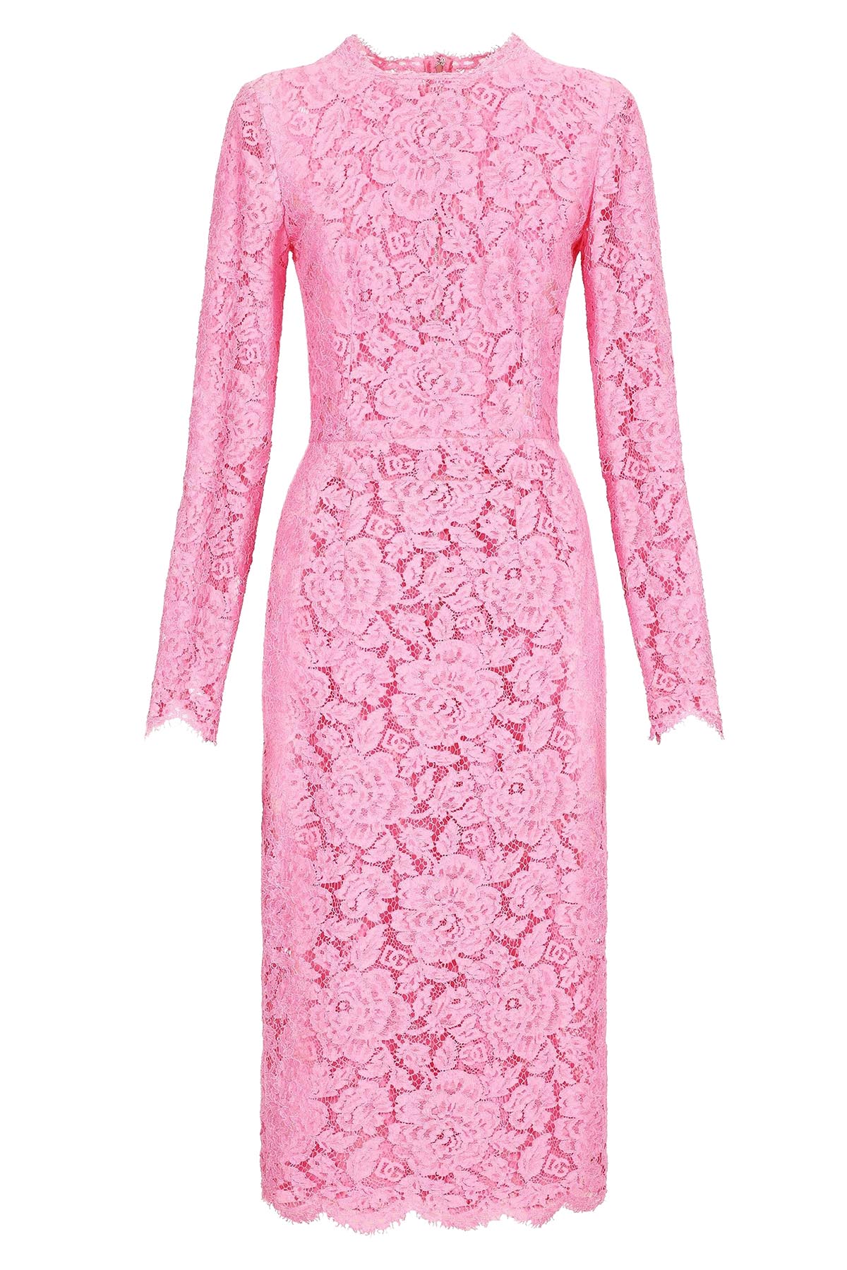 DOLCE&GABBANA LACE MIDI DRESS