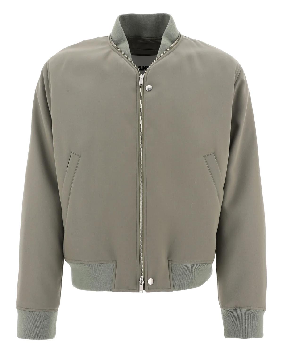 JIL SANDER GABARDINE BOMBER JACKET