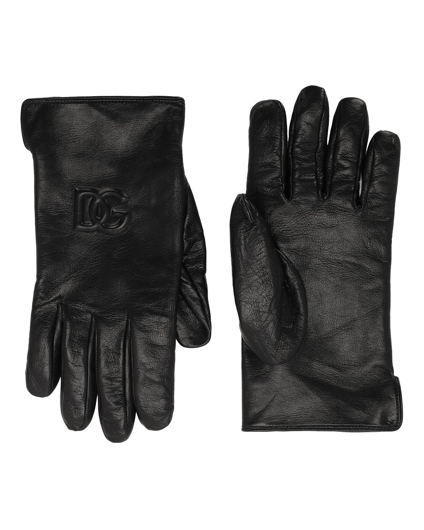 DOLCE&GABBANA GLOVES WITH LOGO