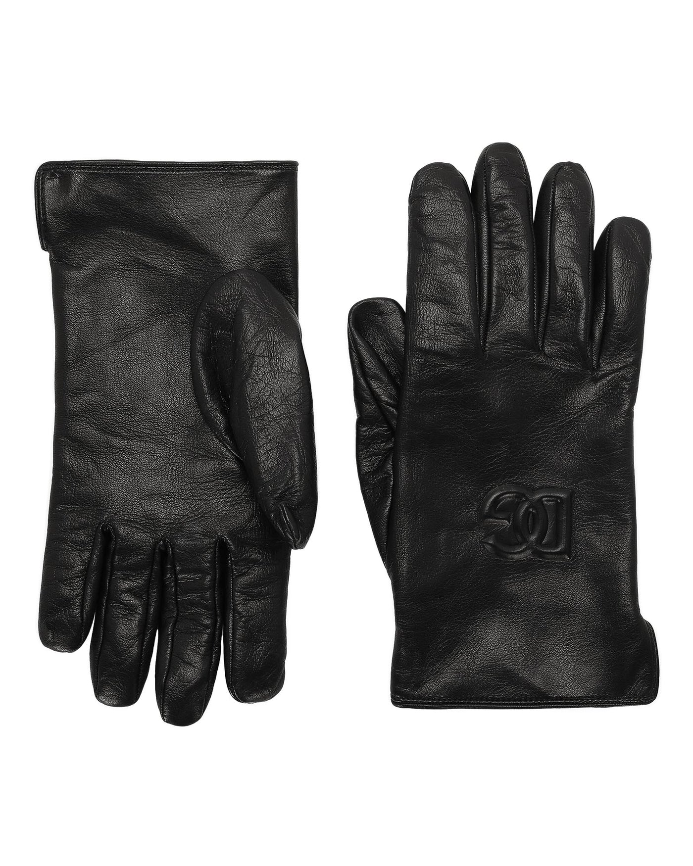 DOLCE&GABBANA GLOVES WITH LOGO