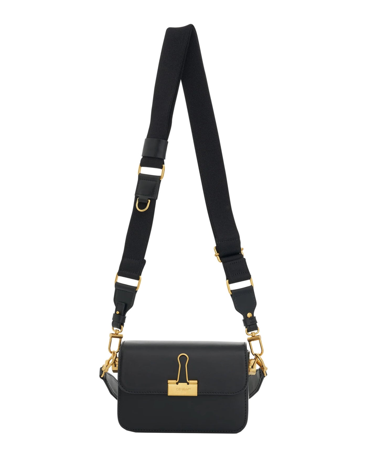 OFF-WHITE BINDER CLIP CROSSBODY BAG