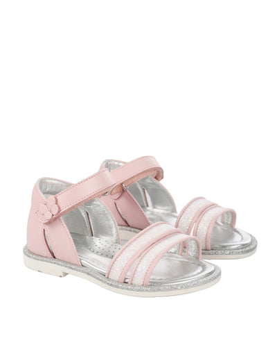 MONNALISA KIDS LEATHER SANDALS