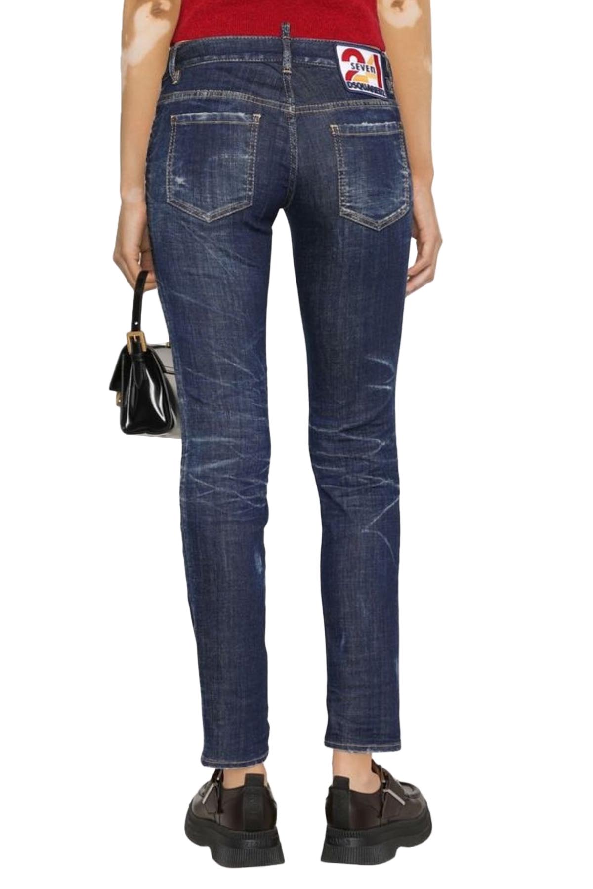 DSQUARED2 DISTRESSED SKINNY JEANS