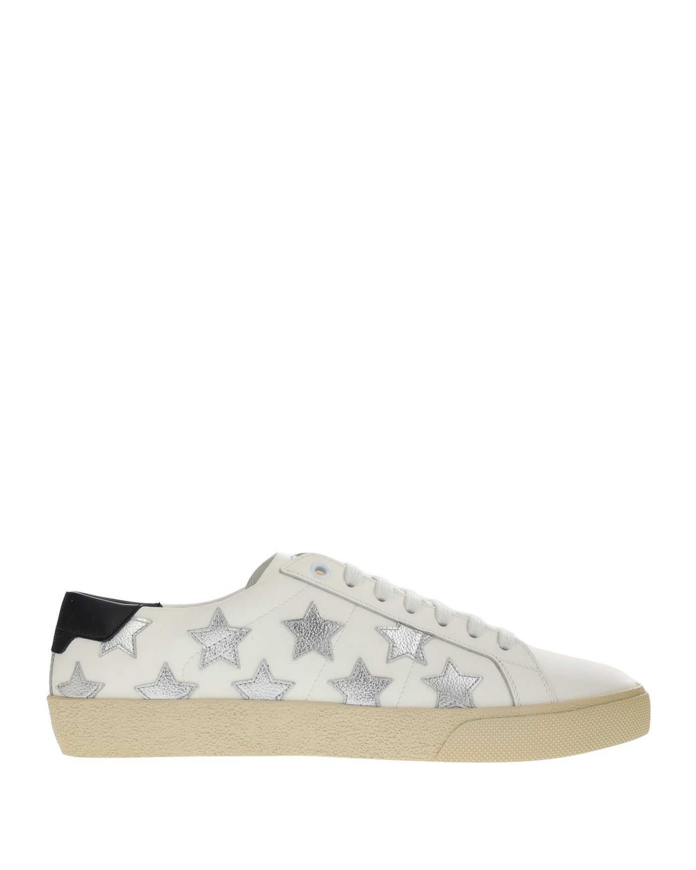 SAINT LAURENT COURT CLASSIC SL/06 LEATHER SNEAKERS