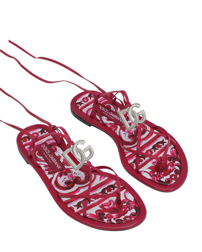 DOLCE&GABBANA DG LOGO SANDALS