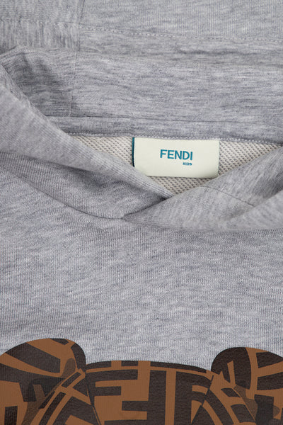 FENDI KIDS HOODIE WITH LOGO FF