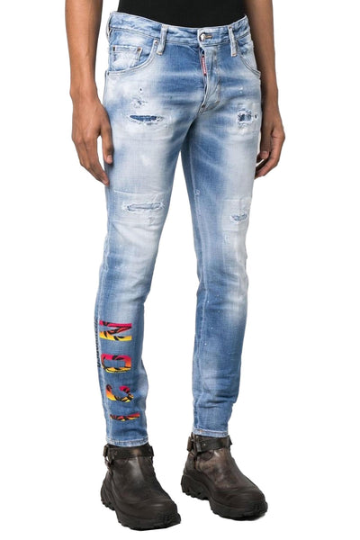 DSQUARED2 SLIM-CUT JEANS