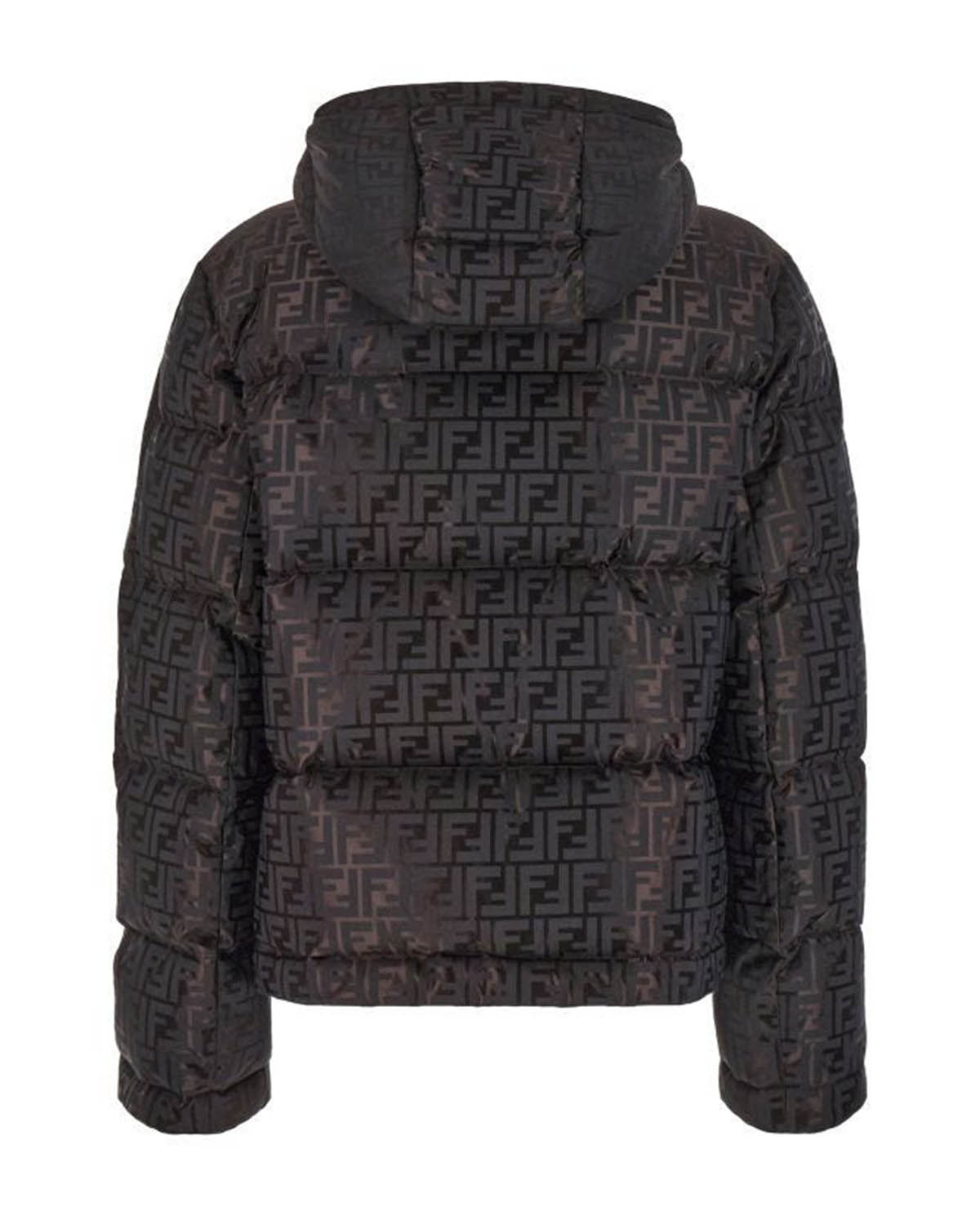 FENDI SKI DOWNJACKET WITH LOGO FF