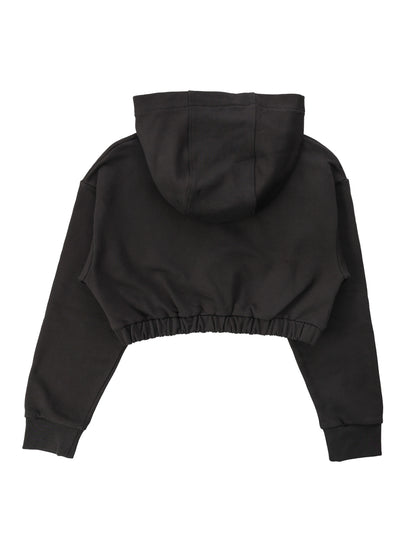 FENDI KIDS SWEATSHIRT HOODIE CROPPED