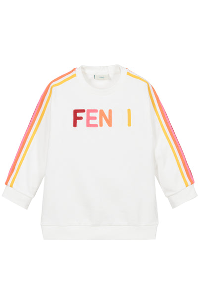 FENDI KIDS SWEATSHIRT WITH LOGO