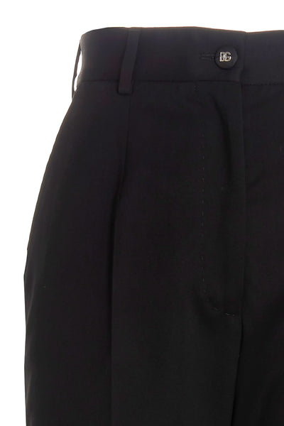 DOLCE&GABBANA PANTS WITH POCKETS AND A CENTRAL CREASE