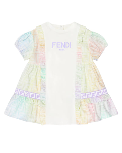 FENDI KIDS MIDI DRESS