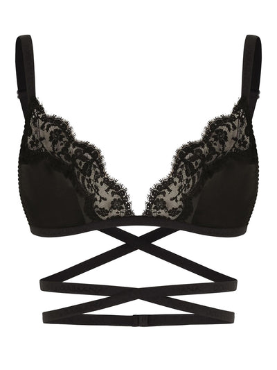 DOLCE&GABBANA TRIANGLE BRA TOP