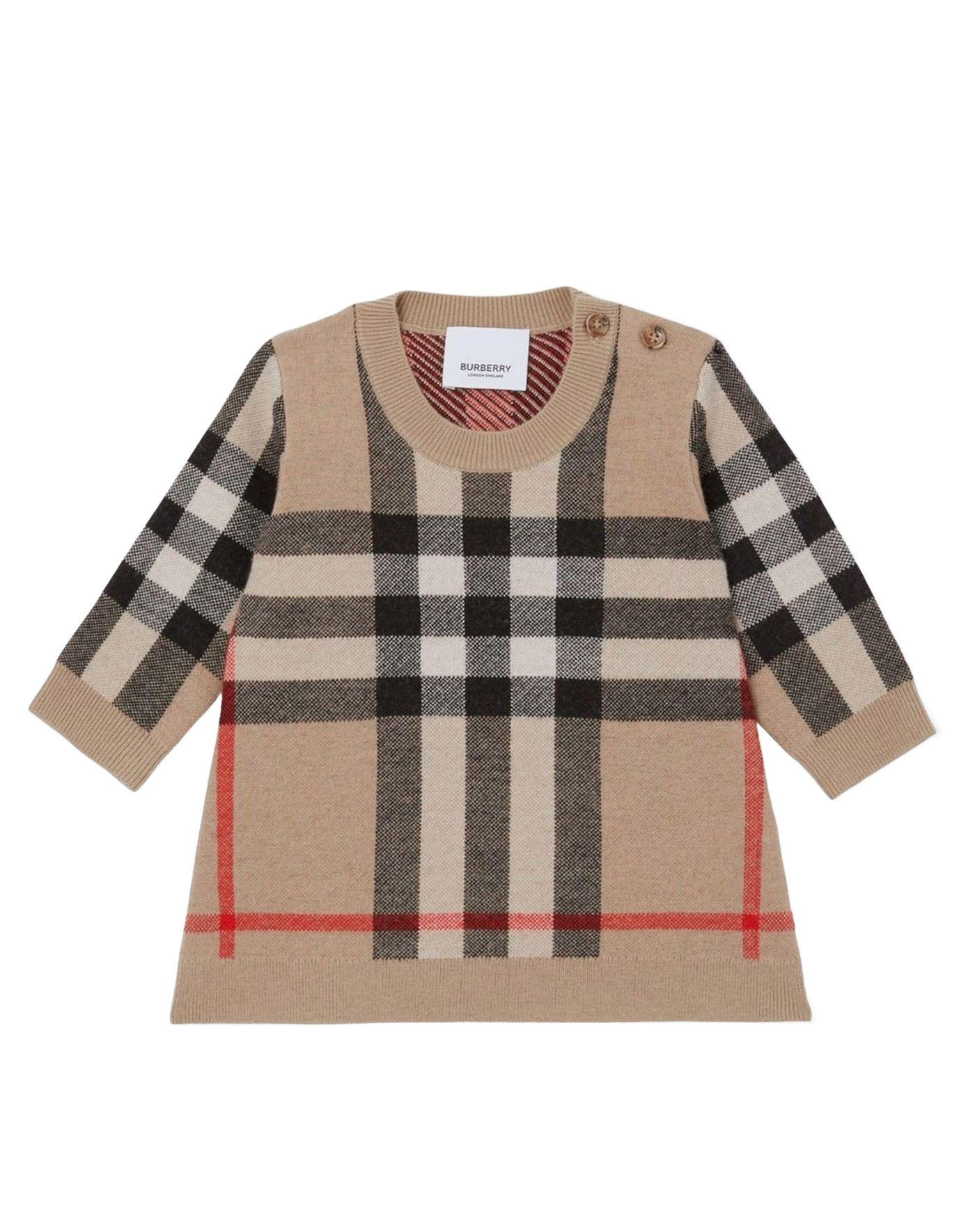 BURBERRY KIDS MIDI DRESS