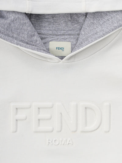 FENDI KIDS HOODIE WITH LOGO