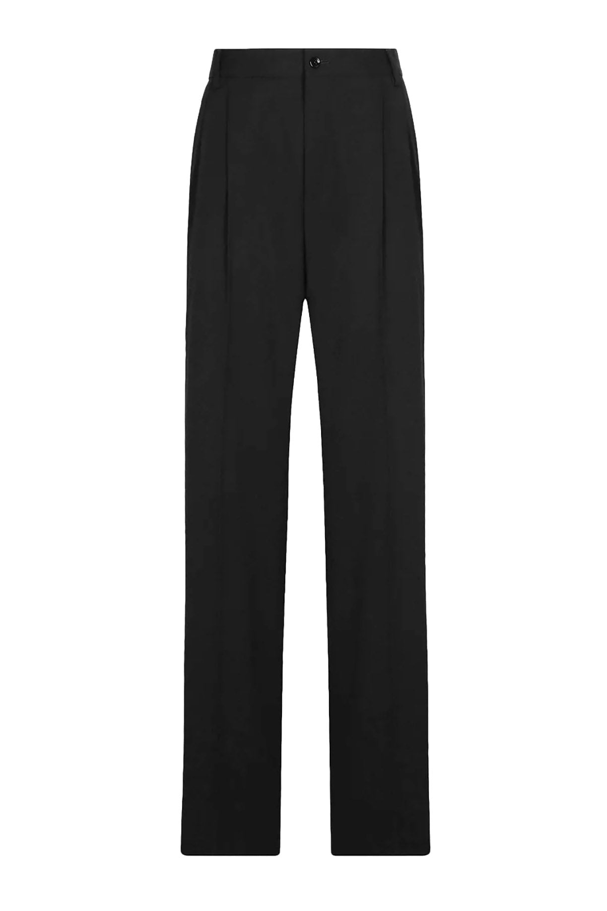 DOLCE&GABBANA FLARED WOOLEN PANTS