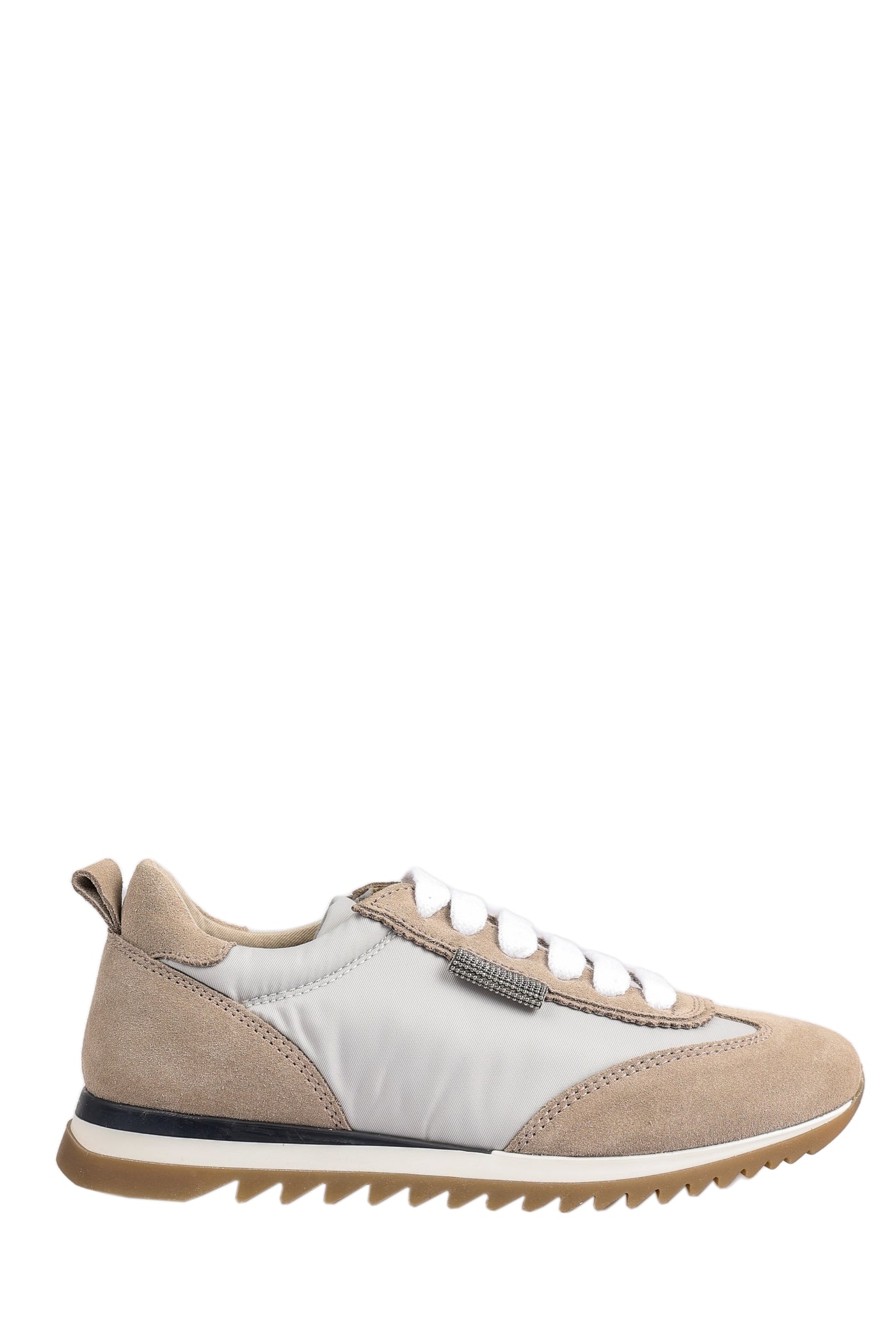 BRUNELLO CUCINELLI KIDS LEATHER SNEAKERS