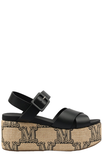 MAX MARA ZENA WEDGE SANDALS