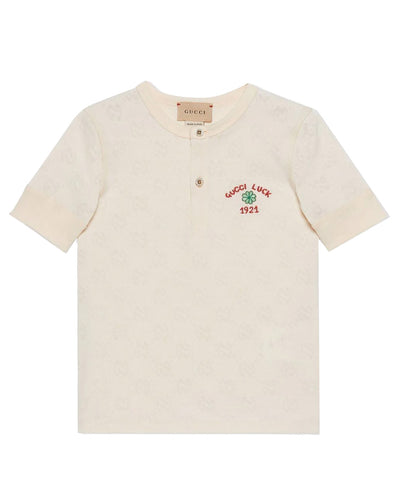 GUCCI KIDS GG JACQUARD T-SHIRT