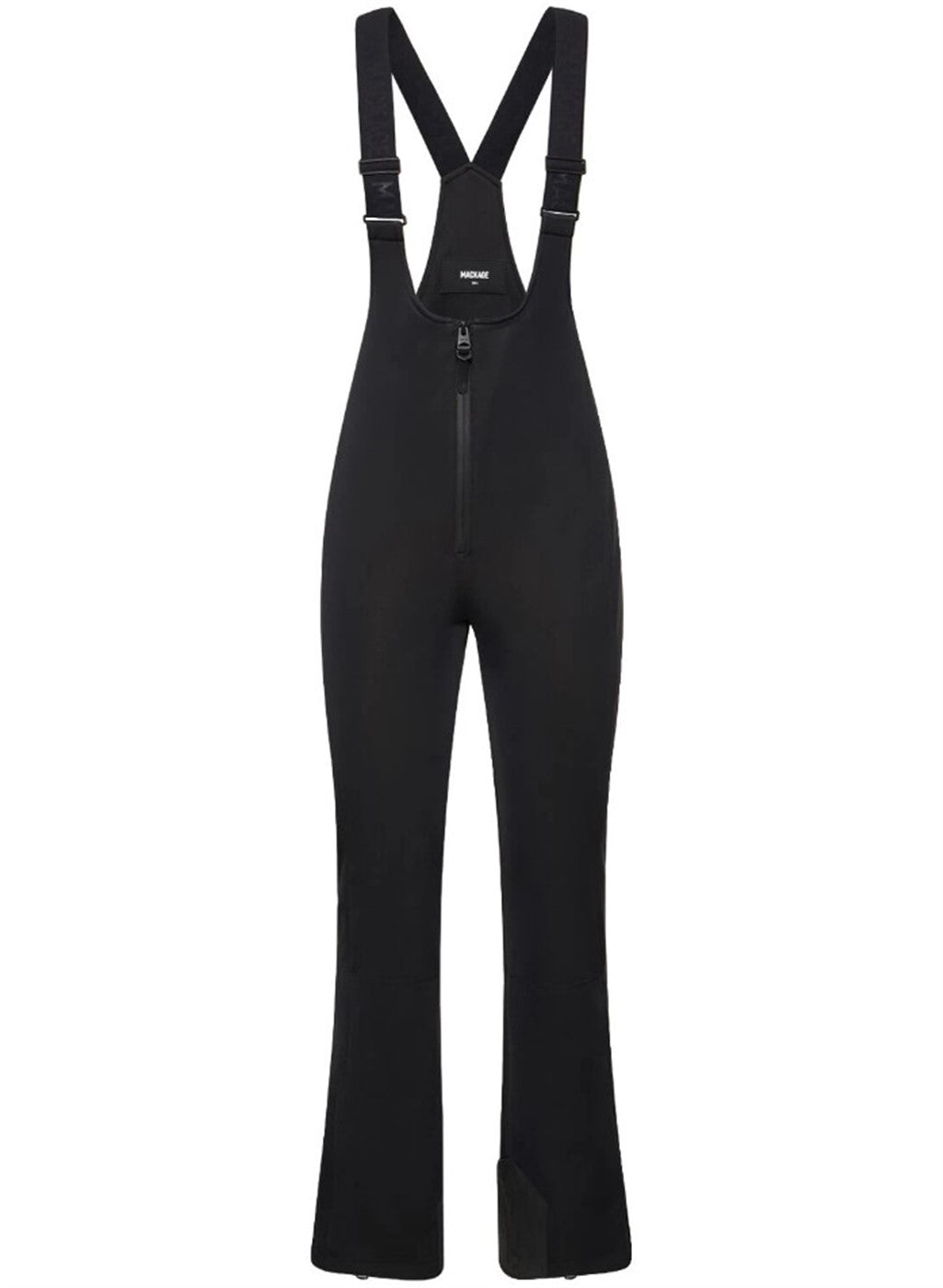 MACKAGE GIA AGILE-360 FITTED SKI PANTS WITH SUSPENDERS BLACK