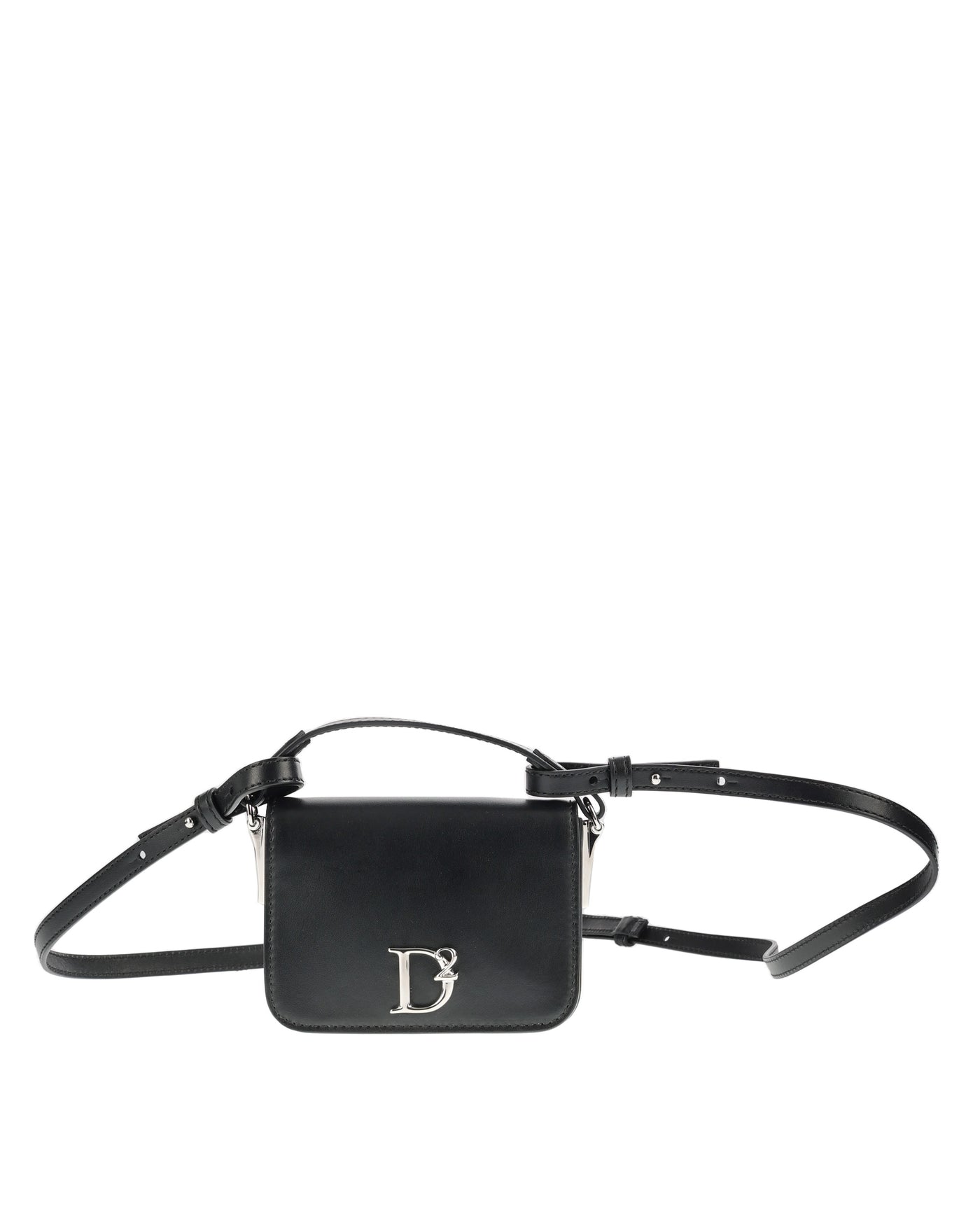 DSQUARED2 BLACK SHOULDER BAG